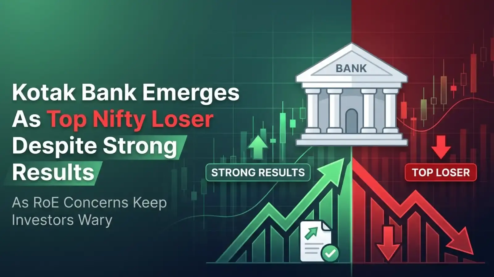 Kotak Bank Emerges Top Nifty Loser Despite Strong Results As RoE Concerns Keep Investors Wary