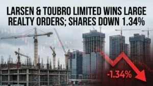 Larsen & Toubro Limited Wins Large Realty Orders; Shares Down 1.34%