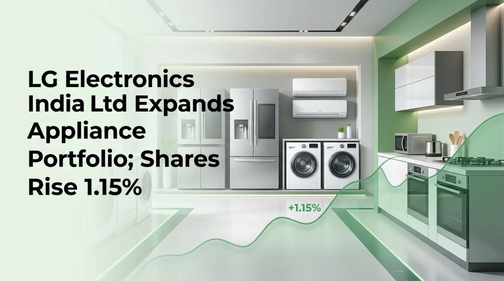 LG Electronics India Ltd Expands Appliance Portfolio; Shares Rise 1.15%