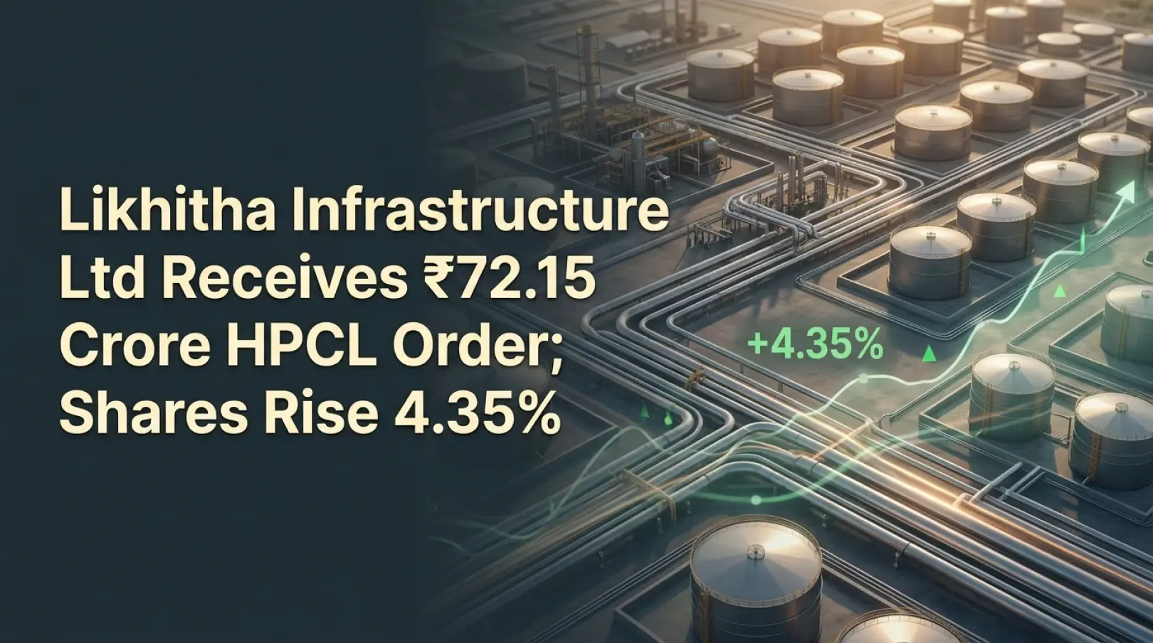 Likhitha Infrastructure Ltd Receives ₹72.15 Crore HPCL Order; Shares Rise 4.35%