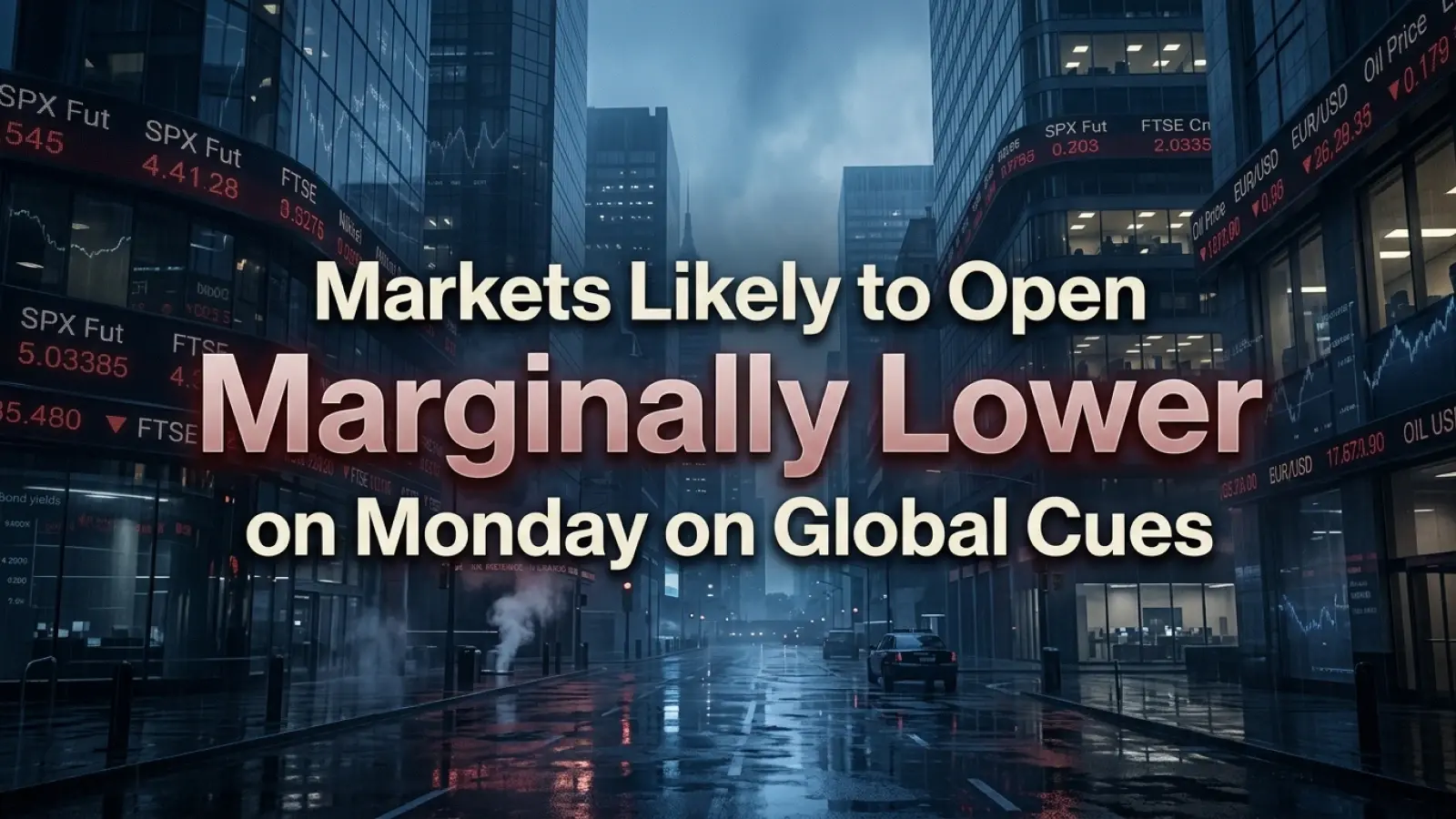 Markets Likely to Open Marginally Lower on Monday on Global Cues