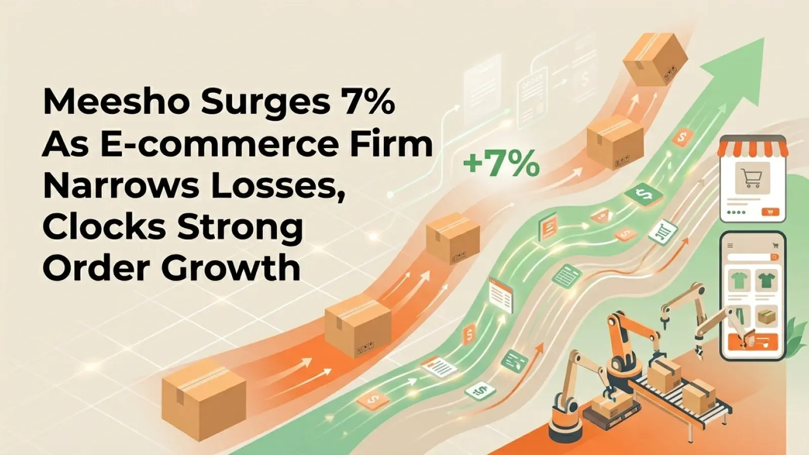 Meesho Surges 7% As E-commerce Firm Narrows Losses, Clocks Strong Order Growth