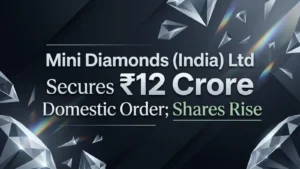 Mini Diamonds (India) Ltd Secures ₹12 Crore Domestic Order; Shares Rise