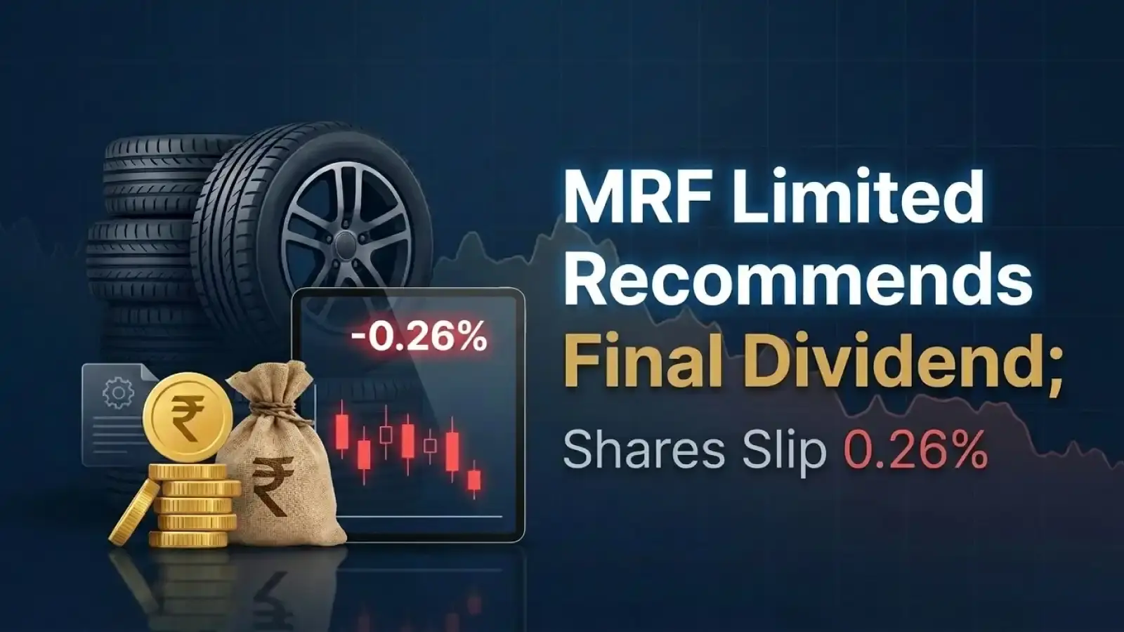 MRF Limited Recommends Final Dividend; Shares Slip 0.26%