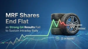 MRF Shares End Flat as Strong Q4 Results Fail to Sustain Intraday Rally