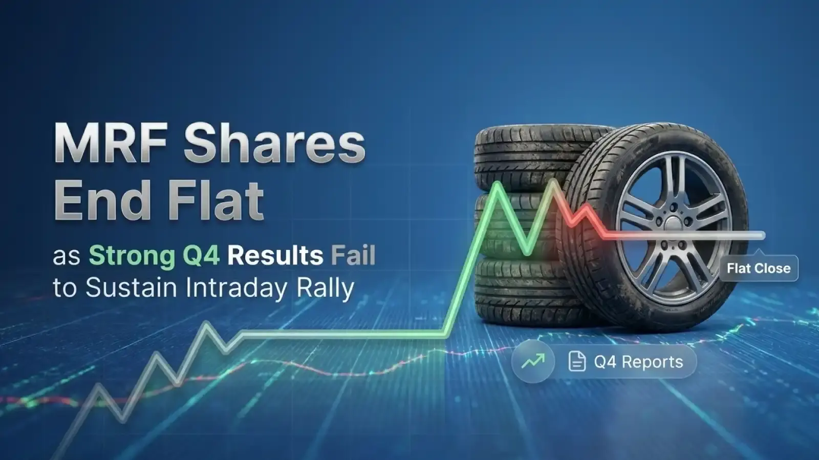 MRF Shares End Flat as Strong Q4 Results Fail to Sustain Intraday Rally
