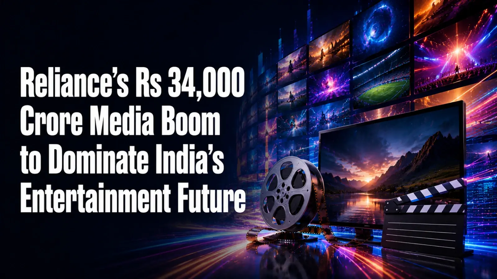Mukesh Ambani Bets Big on AI: Reliance’s ₹34,000 Crore Media Boom to Dominate India’s Entertainment Future
