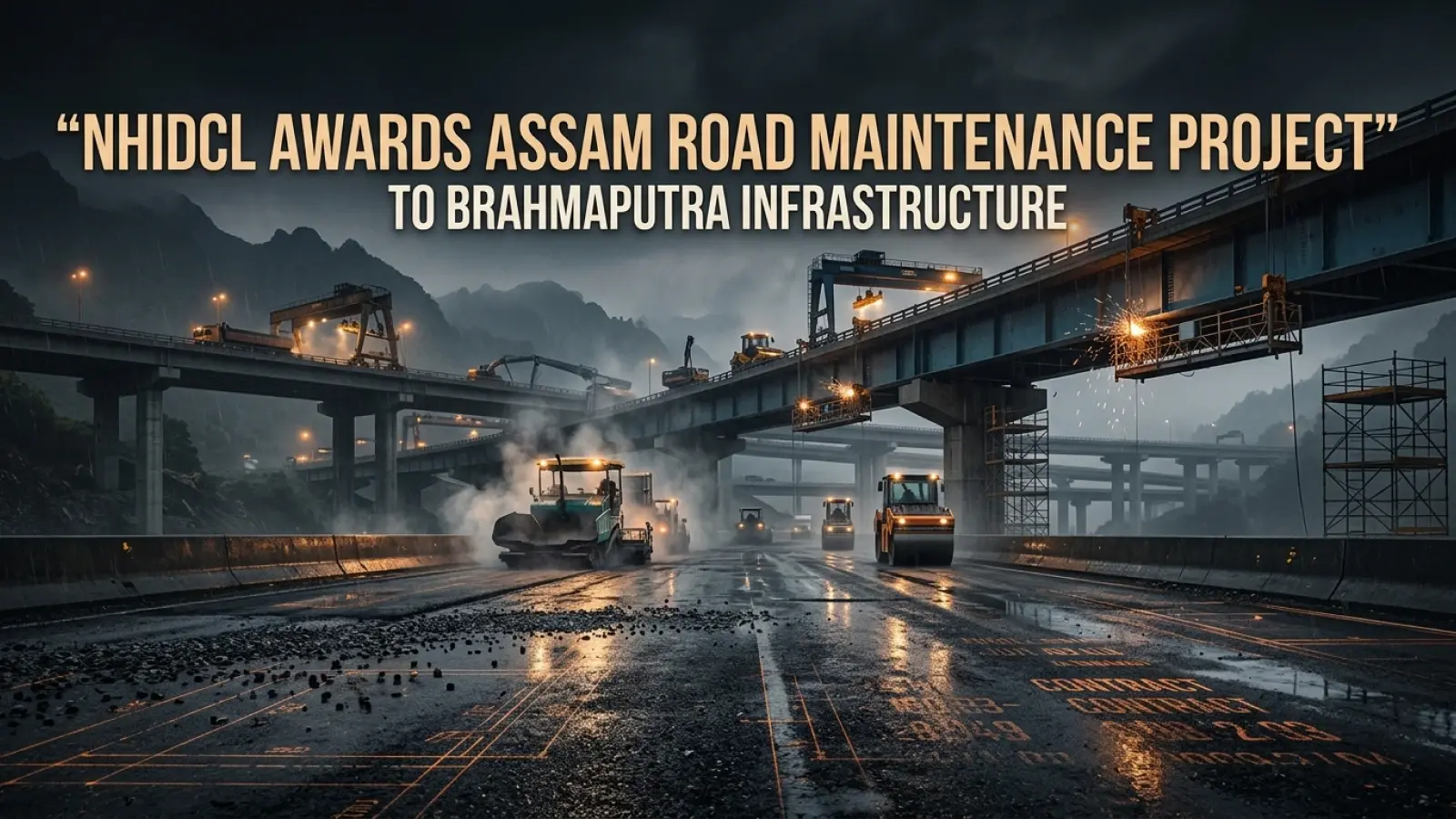 NHIDCL Awards Assam Road Maintenance Project To Brahmaputra Infrastructure