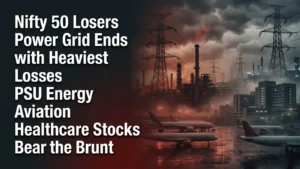 Nifty 50 Losers, May 29, 2026: Power Grid Ends with Heaviest Losses; PSU Energy, Aviation, Healthcare Stocks Bear the Brunt