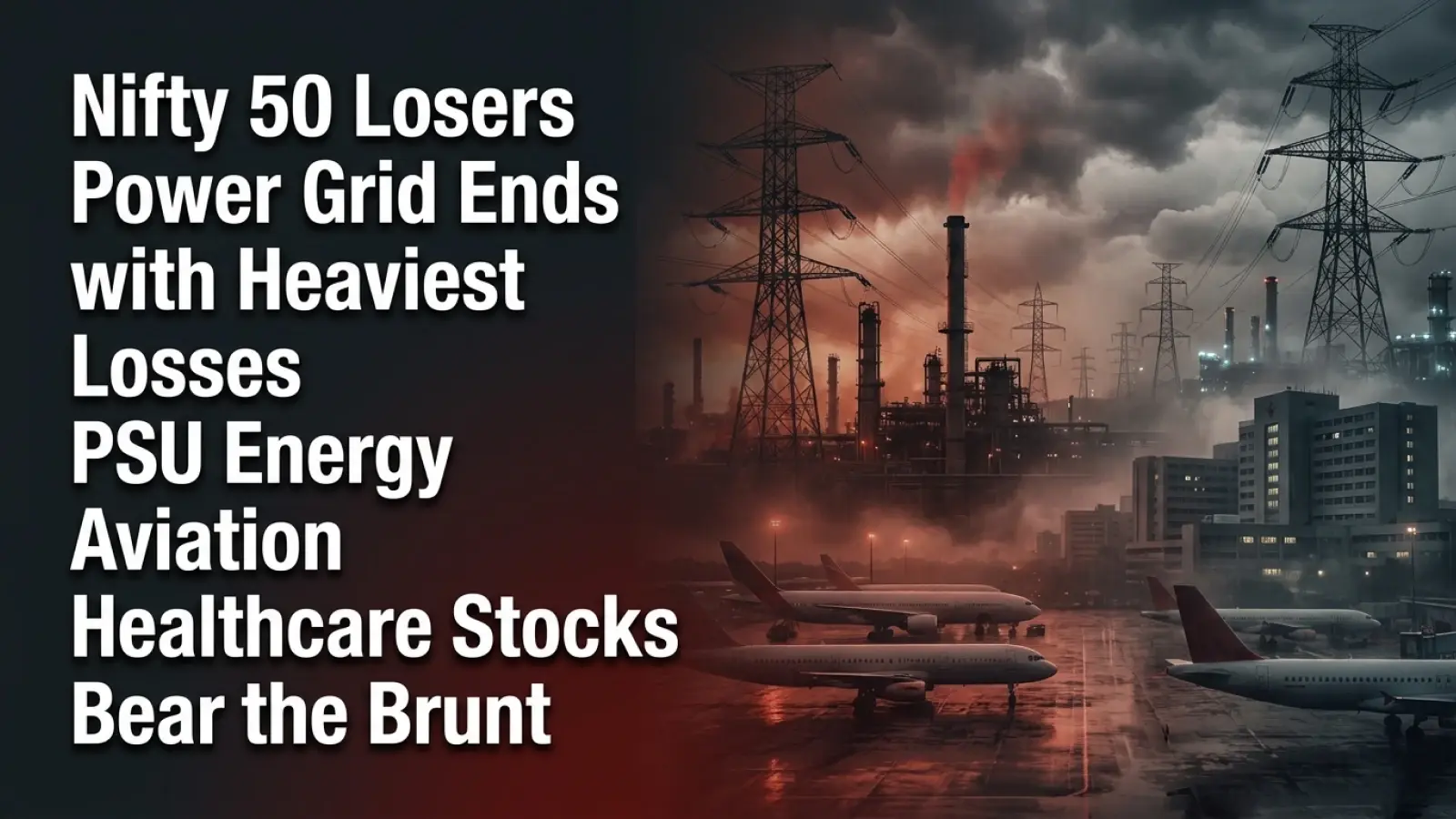 Nifty 50 Losers, May 29, 2026: Power Grid Ends with Heaviest Losses; PSU Energy, Aviation, Healthcare Stocks Bear the Brunt