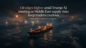 Oil Edges Higher Amid Trump-Xi Meeting As Middle East Supply Risks Keep Traders Cautious