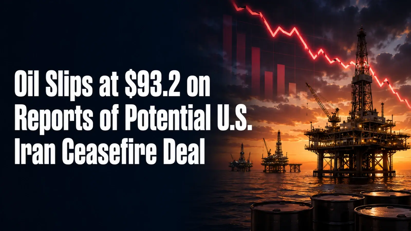 Oil Price Today, May 29, 2026: Oil Slips at $93.2 on Reports of Potential U.S.-Iran Ceasefire Deal