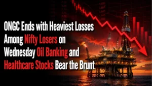 ONGC Ends with Heaviest Losses Among Nifty Losers on Wednesday; Oil, Banking and Healthcare Stocks Bear the Brunt