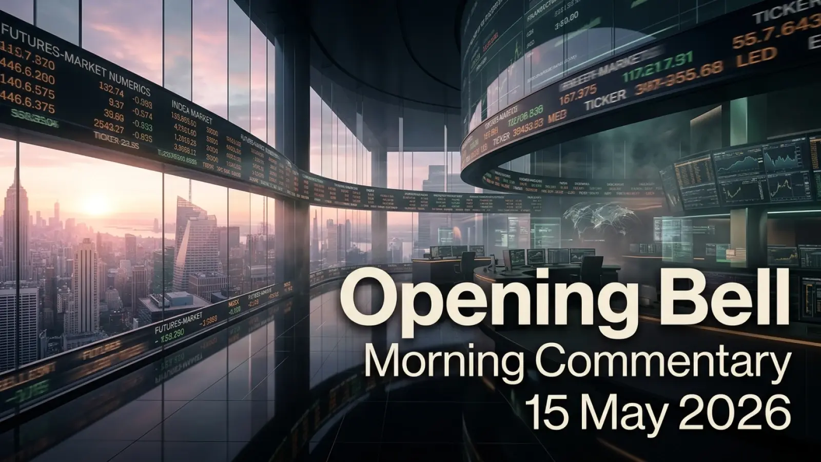 Opening Bell - Morning Commentary - 15 May 2026