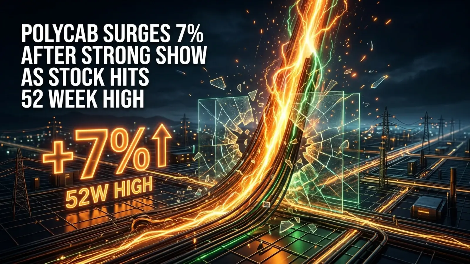 Polycab Surges 7% After Strong Show As Stock Hits 52 Week High