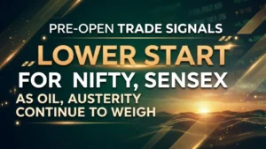 Pre-open Trade Signals Lower Start for Nifty, Sensex as Oil, Austerity Continue to Weigh