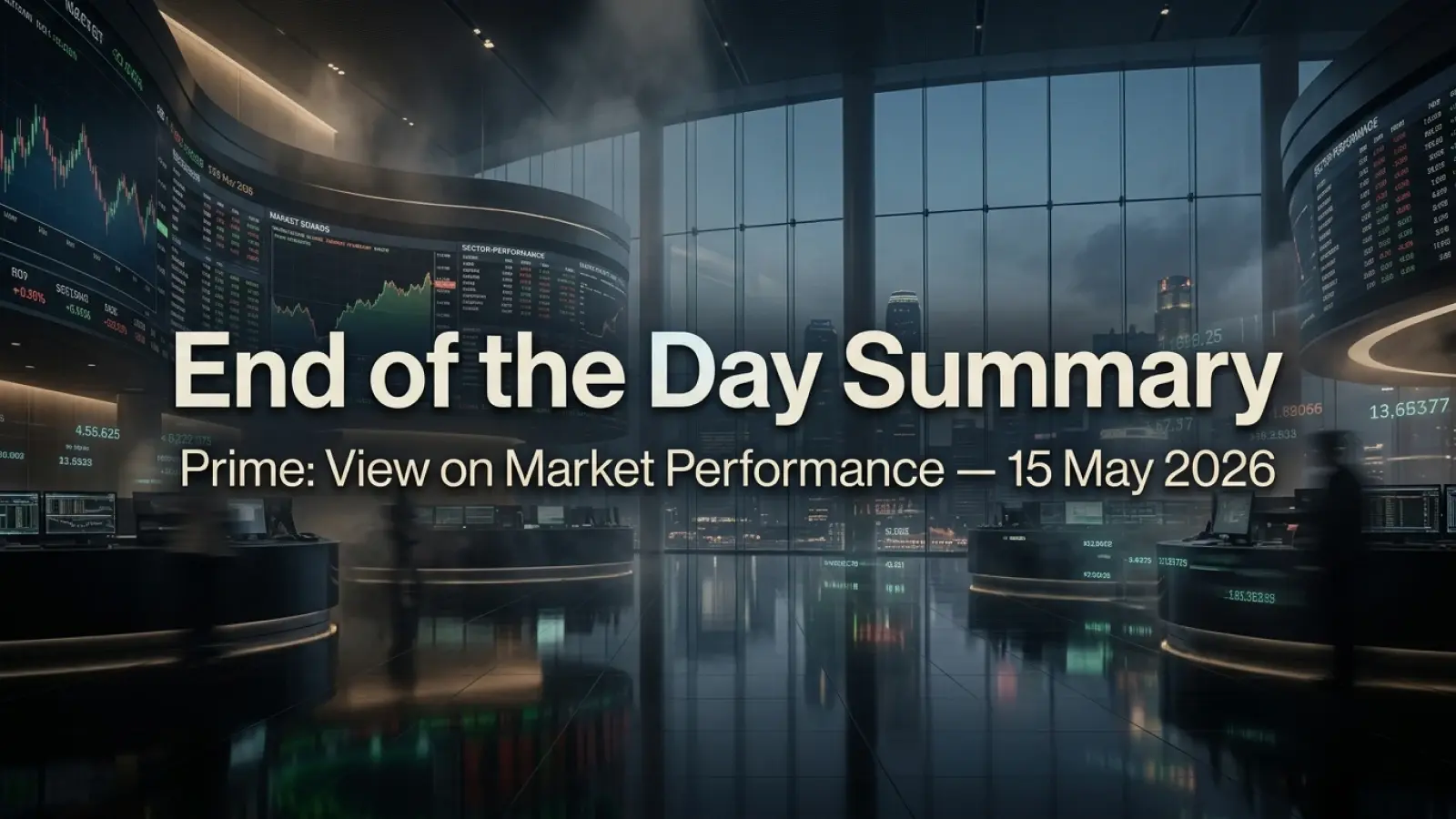 Prime End of the Day Summary: View on Market Performance 15 May 2026