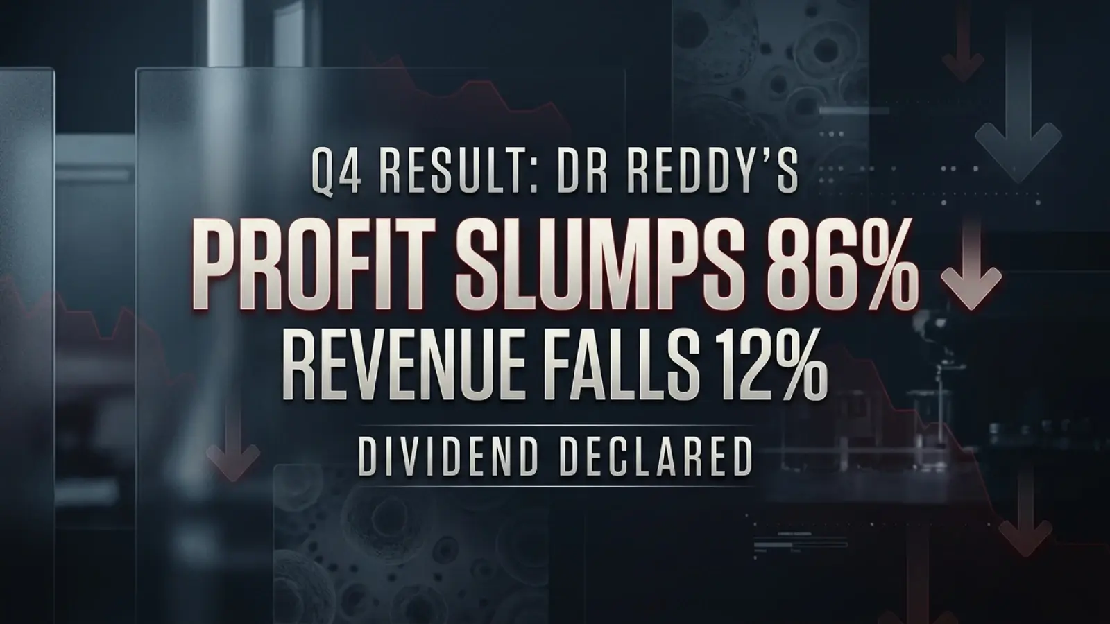 Q4 Result: Dr Reddy’s Profit Slumps 86% as Revenue Falls 12%; Dividend Declared