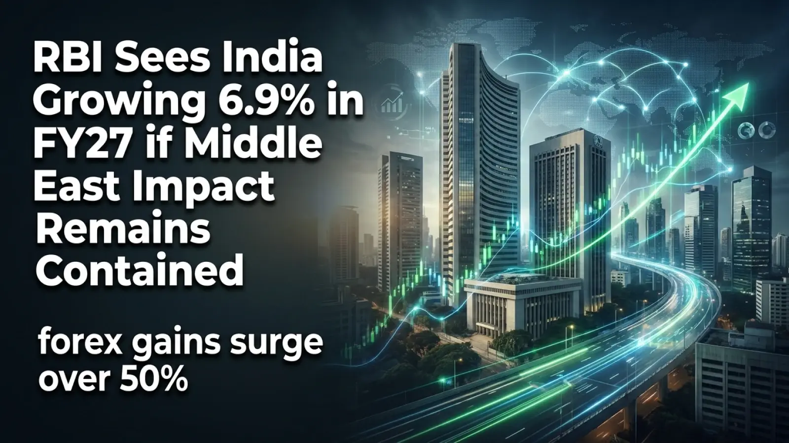 RBI Annual Report: Central Bank Sees India Growing 6.9% In FY27 If Middle East Impact Remains Contained; Forex Gains Surge Over 50%