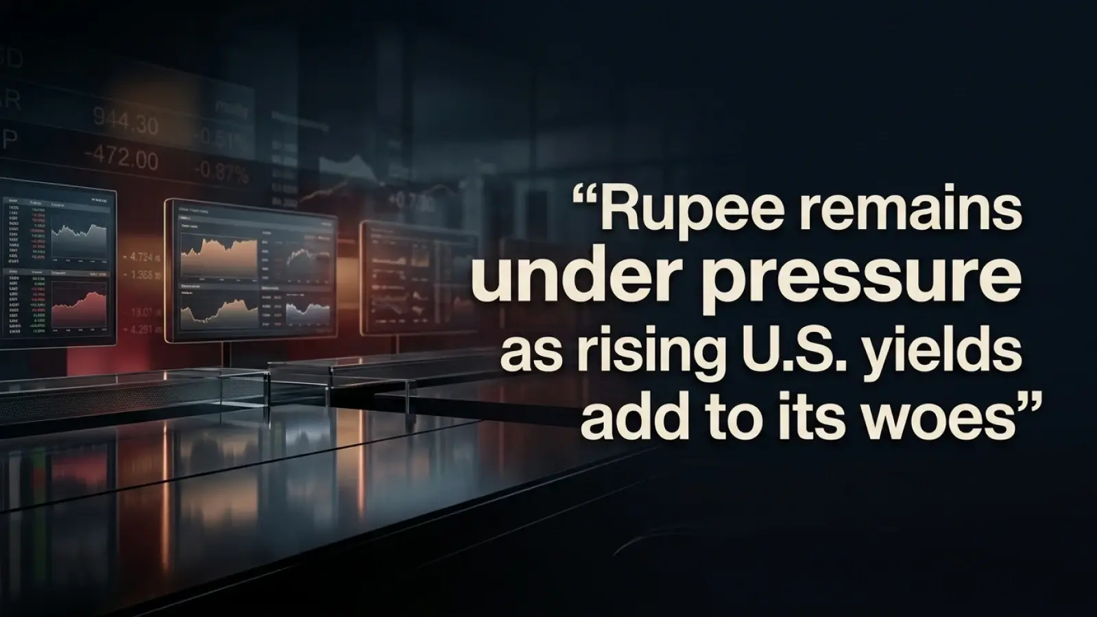 INR vs USD: Rupee Remains Under Pressure at 95.95 as Rising US Yields Add to Its Woes 