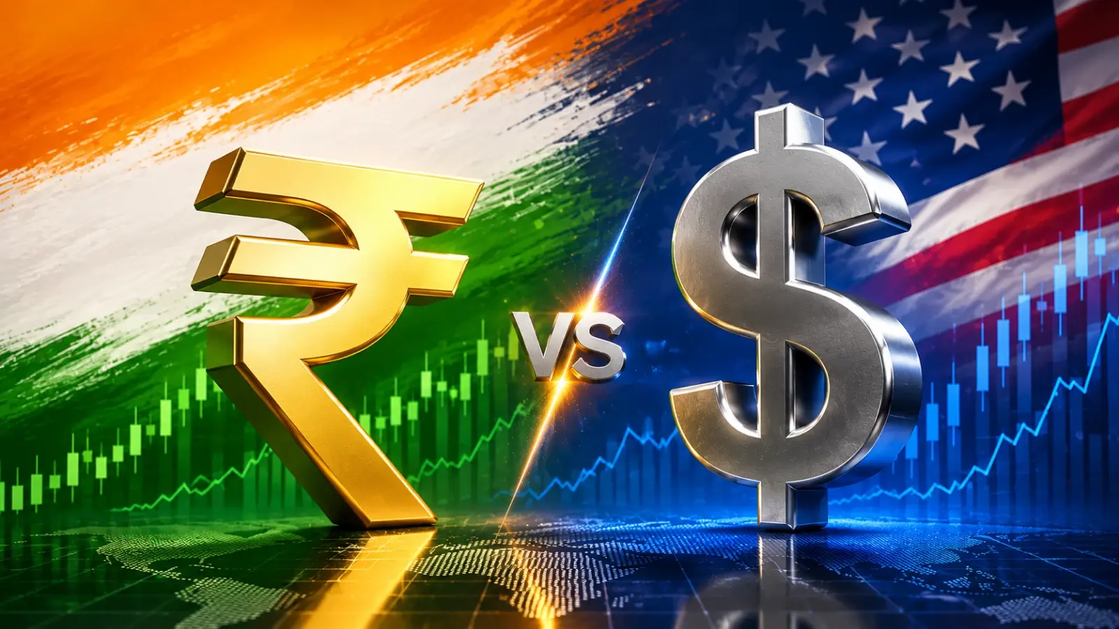 INR vs USD, May 29, 2026: Rupee Rises 53 Paise To Close at 95.05 Against US Dollar As US-Iran Peace Deal Boosts Market Sentiments