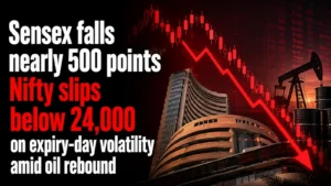 Stock Market Close, May 26, 2026: Sensex Falls Nearly 500 Points, Nifty Slips Below 24,000 On Expiry-day Volatility Amid Oil Rebound