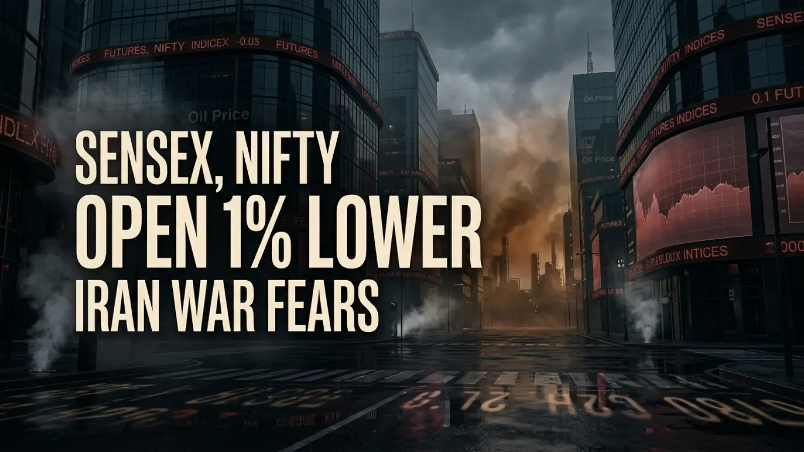 Sensex, Nifty Open Over 1% Lower as Iran War Fears Grip Global Markets