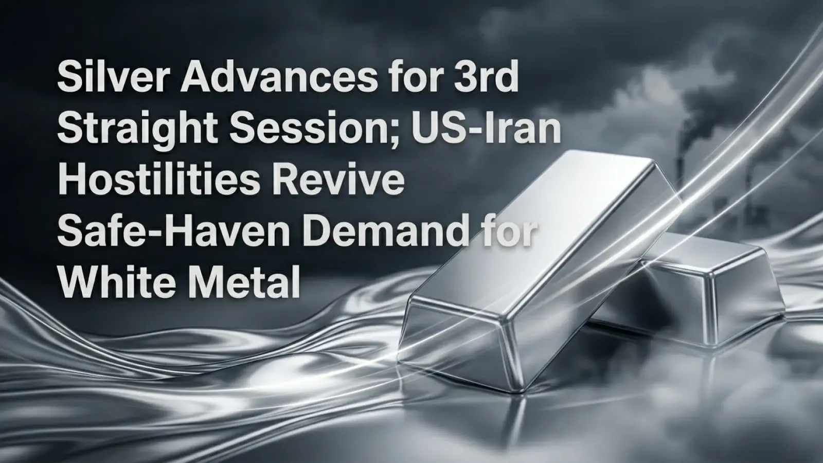 Silver Advances for 3rd Straight Session; US-Iran Hostilities Revive Safe-Haven Demand for White Metal