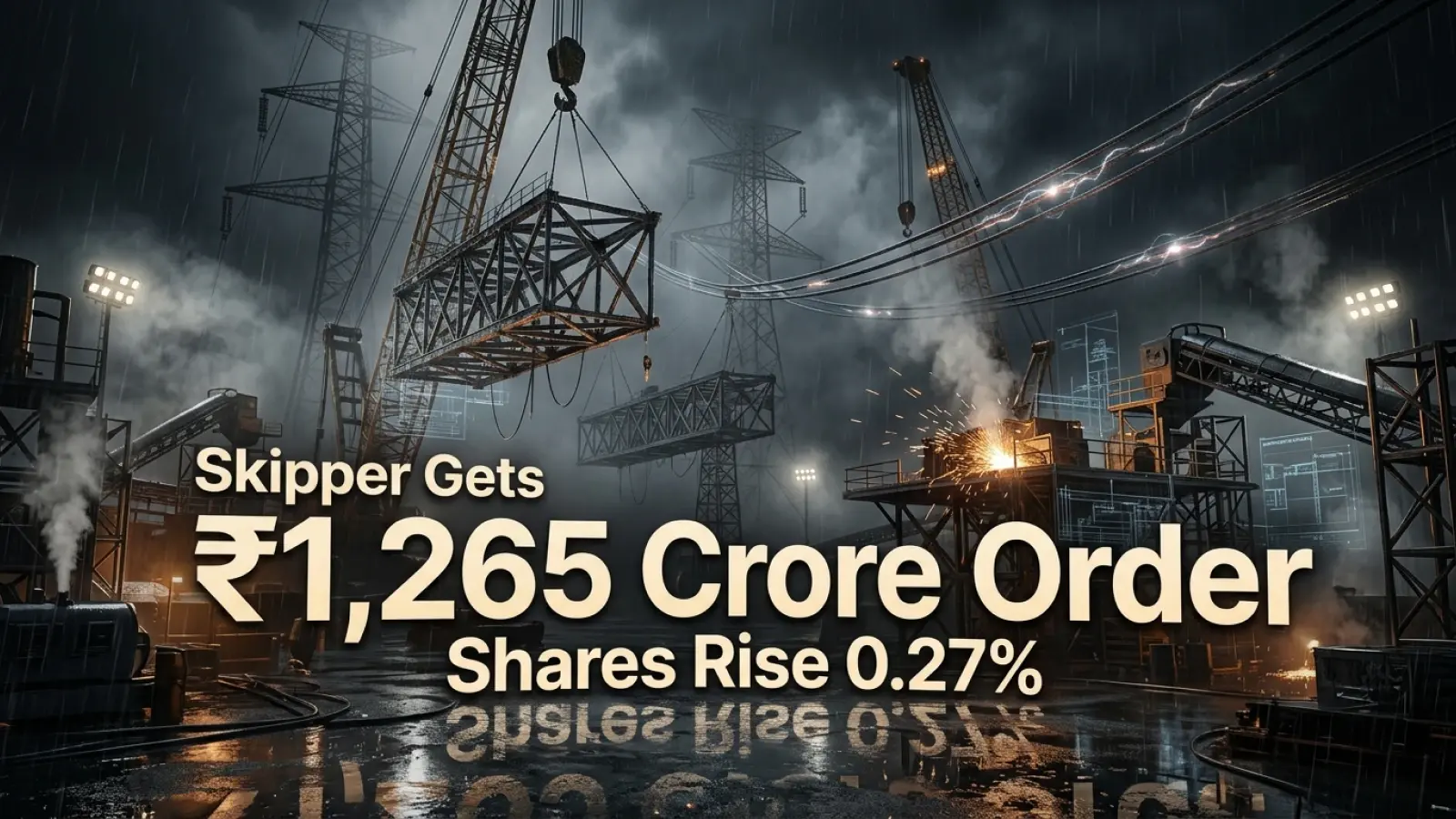 Skipper Gets ₹1,265 Crore Order; Shares Rise 0.27%