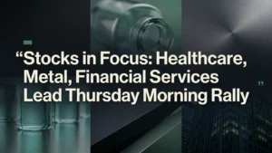Stocks in Focus: Healthcare, Metal, Financial Services Lead Thursday Morning Rally