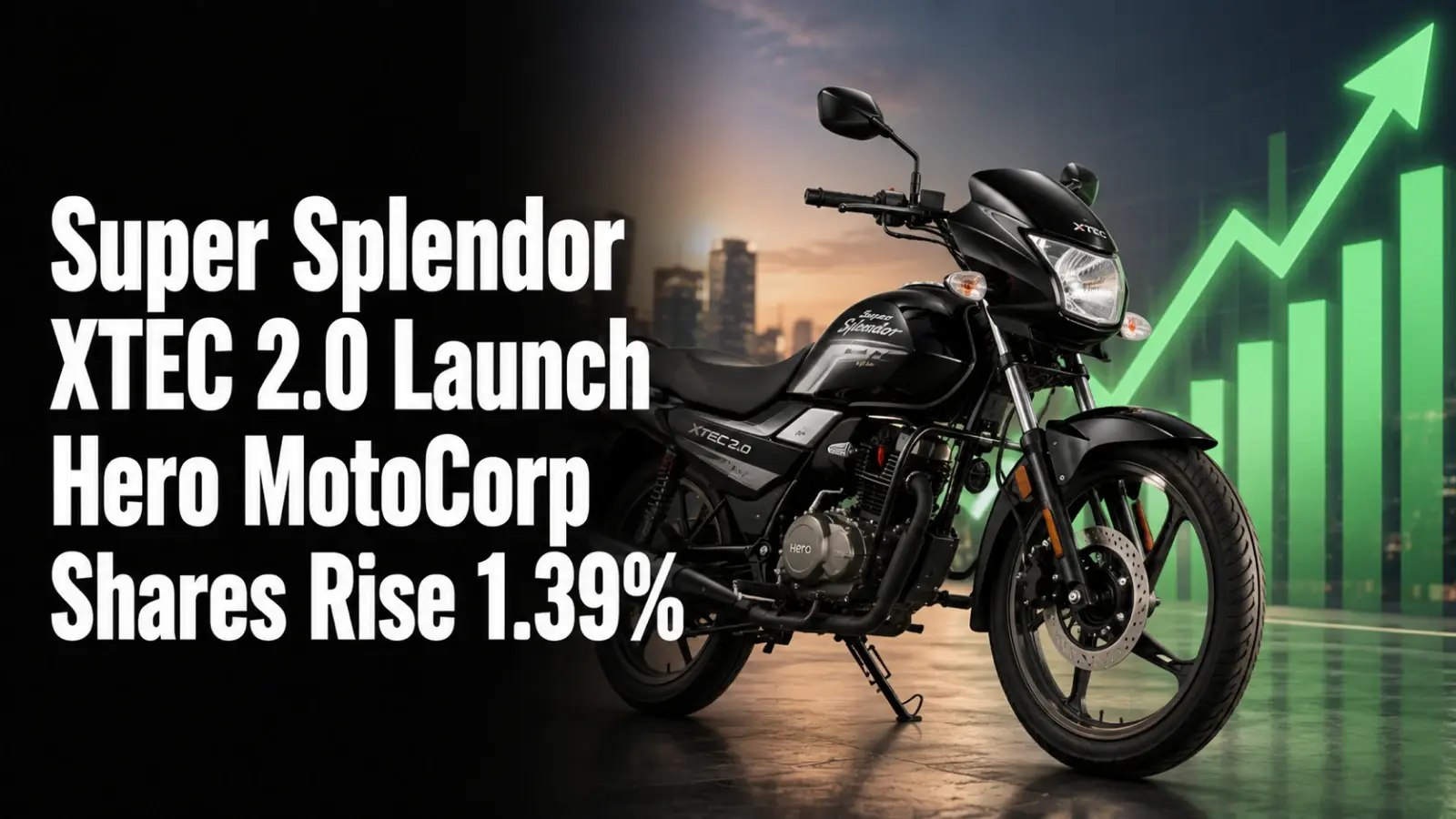 Super Splendor XTEC 2.0 Launch; Hero MotoCorp Shares Rise 1.39%