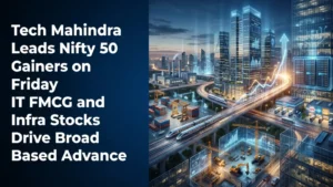 Nifty 50 Gainers, May 29, 2026:Tech Mahindra Leads; IT, FMCG and Infra Stocks Drive Broad-Based Advance