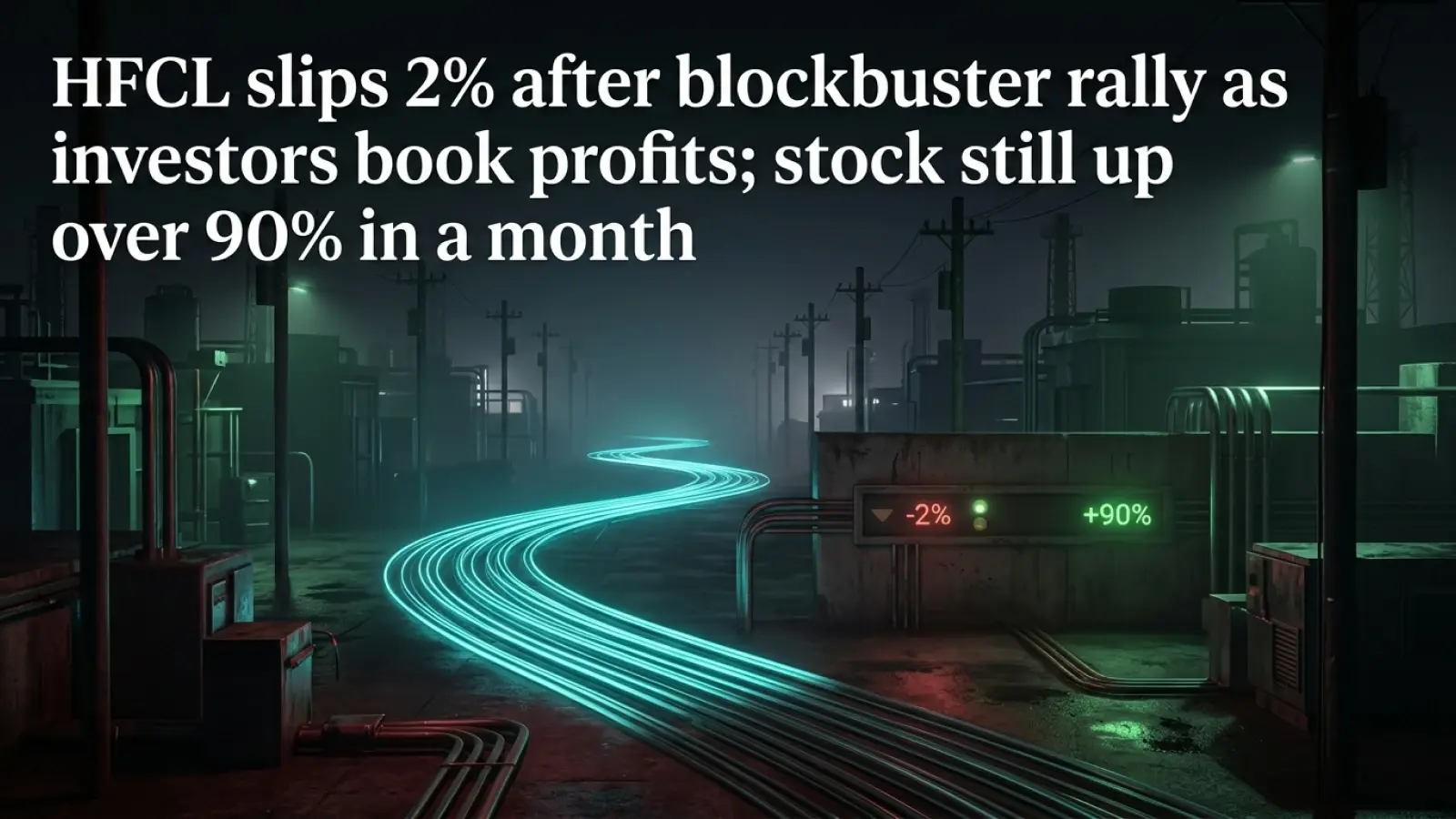 HFCL Slips 2% After Blockbuster Rally As Investors Book Profits; Stock Still Up Over 90% In A Month