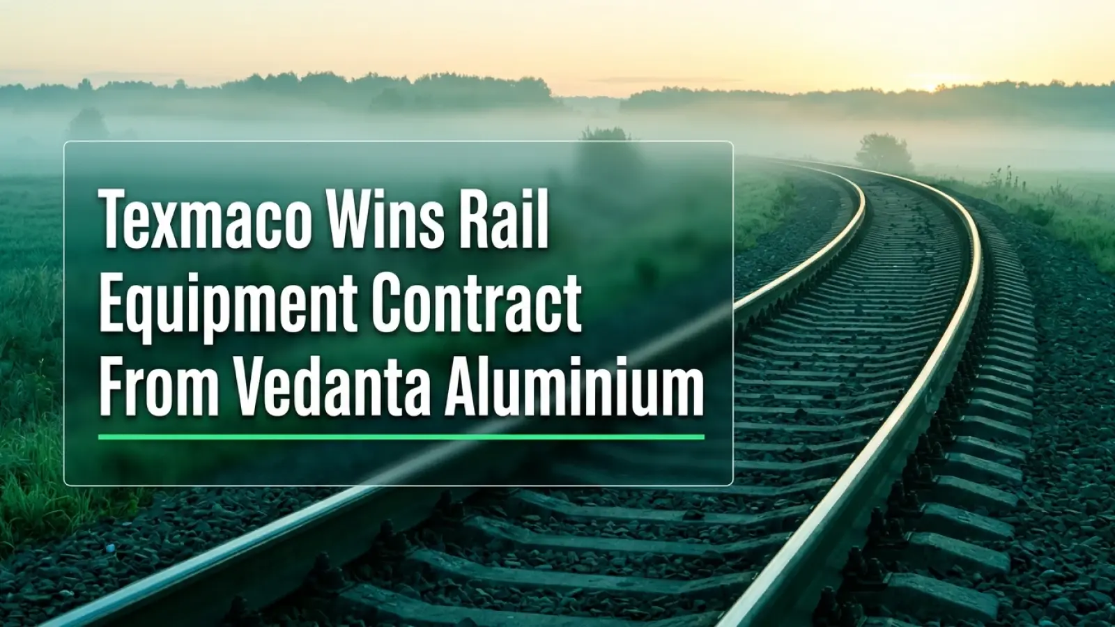 Texmaco Wins Rail Equipment Contract From Vedanta Aluminium 