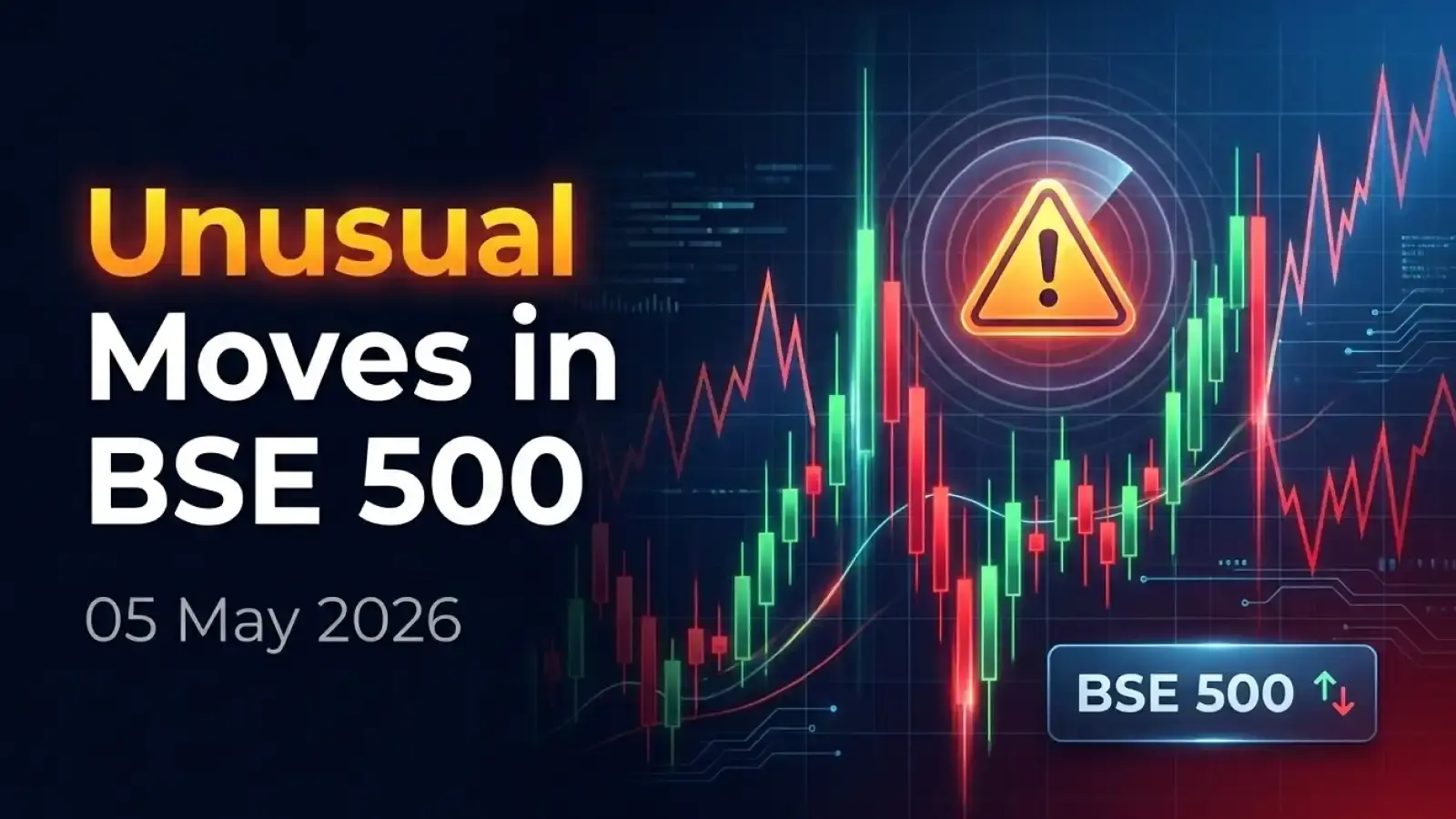 Unusual Movements in BSE 500 Stocks - 05 May 2026