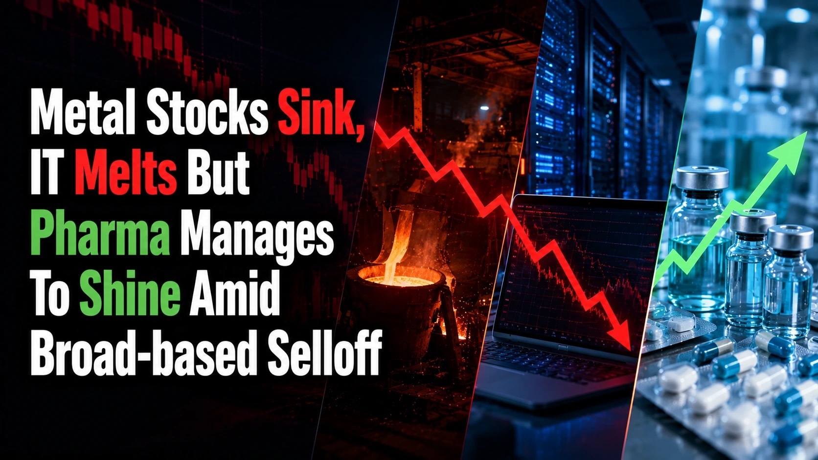 Metal Stocks Sink, IT Melts but Pharma Manages to Shine Amid Broad-based Selloff
