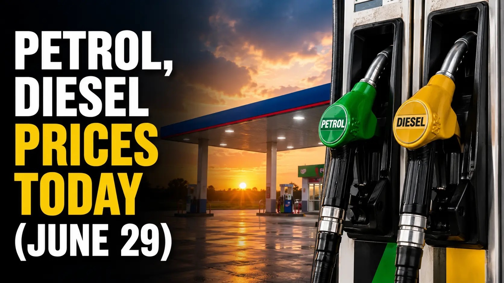 Petrol, Diesel Prices Today, June 29, 2026: Check Latest Fuel Rates in Delhi, Mumbai, Bengaluru, Chennai and Other Cities