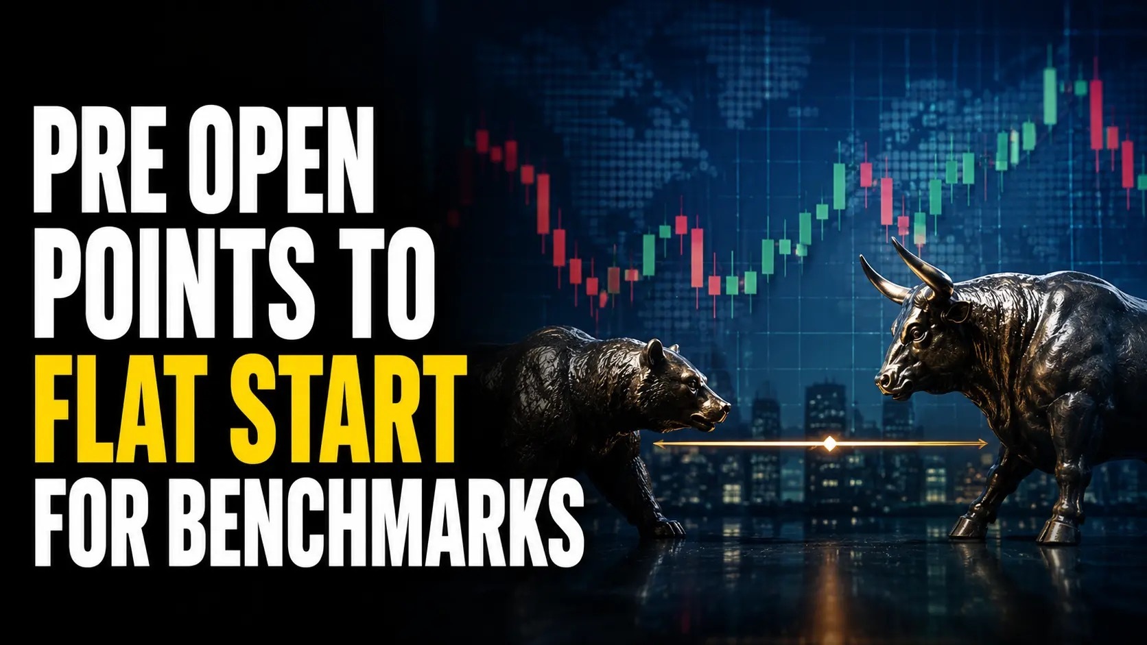 Stock Markets Pre-open Points to Flat Start For Benchmarks as Middle East Weighs on Sentiment