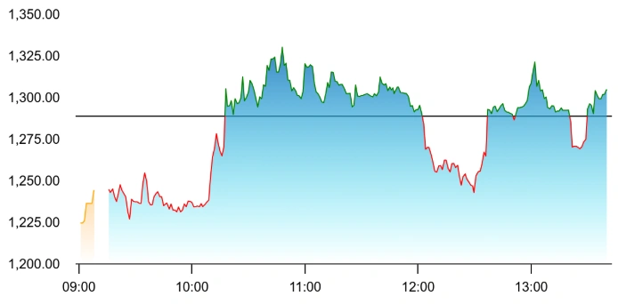 Dynacons share price