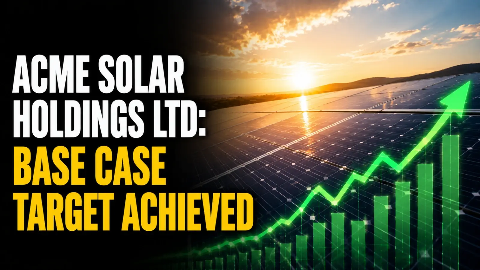 ACME Solar Holdings Ltd: Base Case Target Achieved