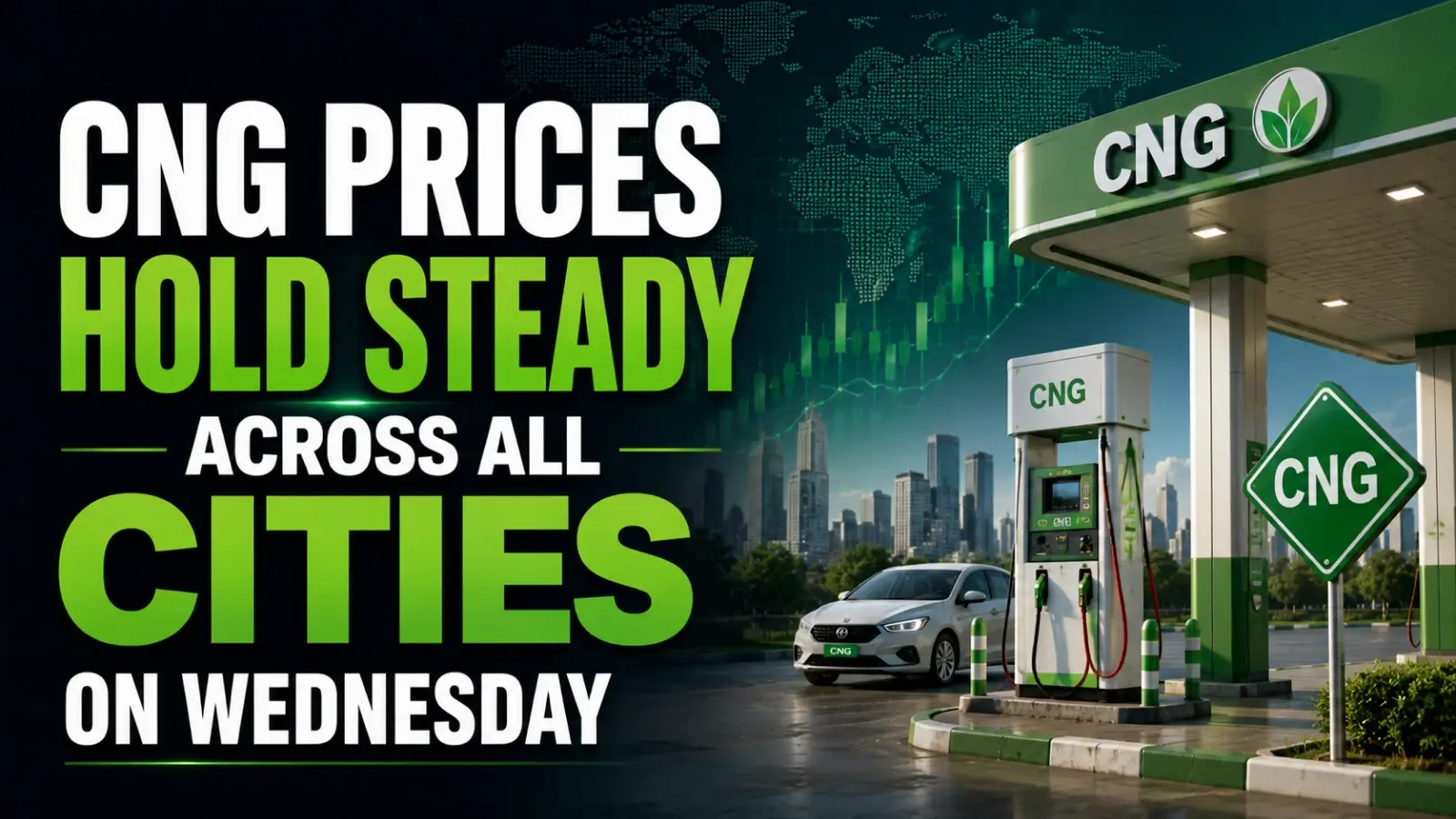 CNG Rates Today, June 3, 2026: CNG Prices Hold Steady Across All Cities on Wednesday; Market Pauses After Week of Incremental Hikes