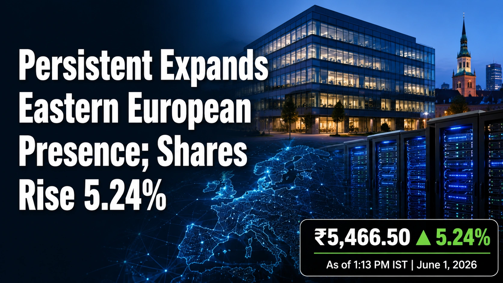 Persistent Expands Eastern European Presence; Shares Rise 5.24%