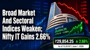 Broad Market and Sectoral Indices Weaken on June 1, 2026; Nifty IT Gains 2.66%
