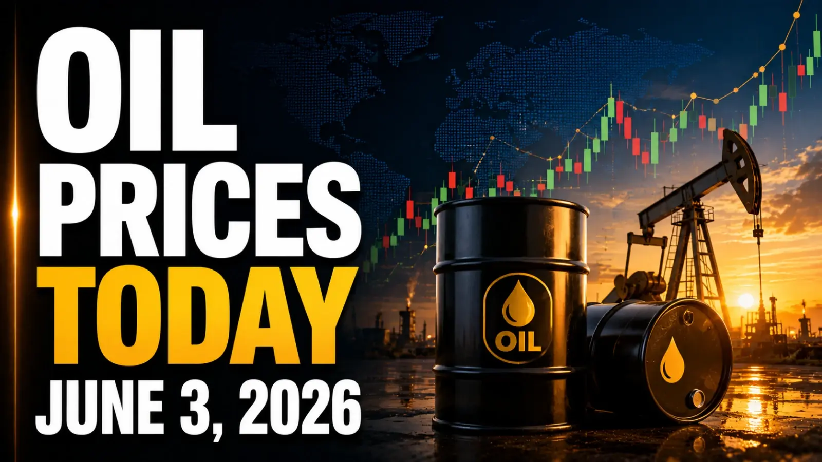 Oil Prices Today, June 3, 2026: Oil Rates Rises 1% at $97 as Middle East Tensions Escalate, Supply Concerns Remain in Focus