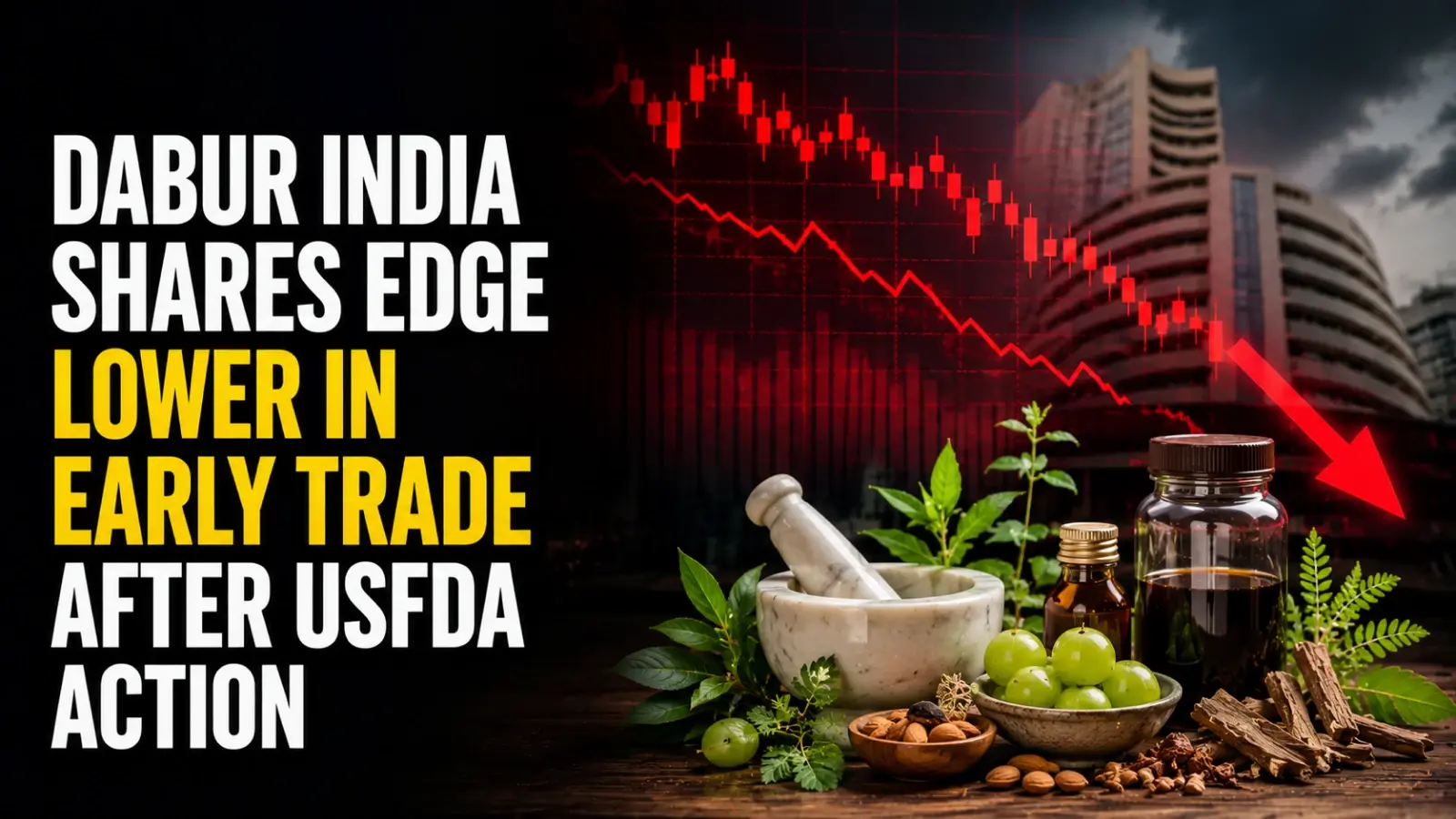 Dabur India Shares Edge Lower In Early Trade After USFDA Action 