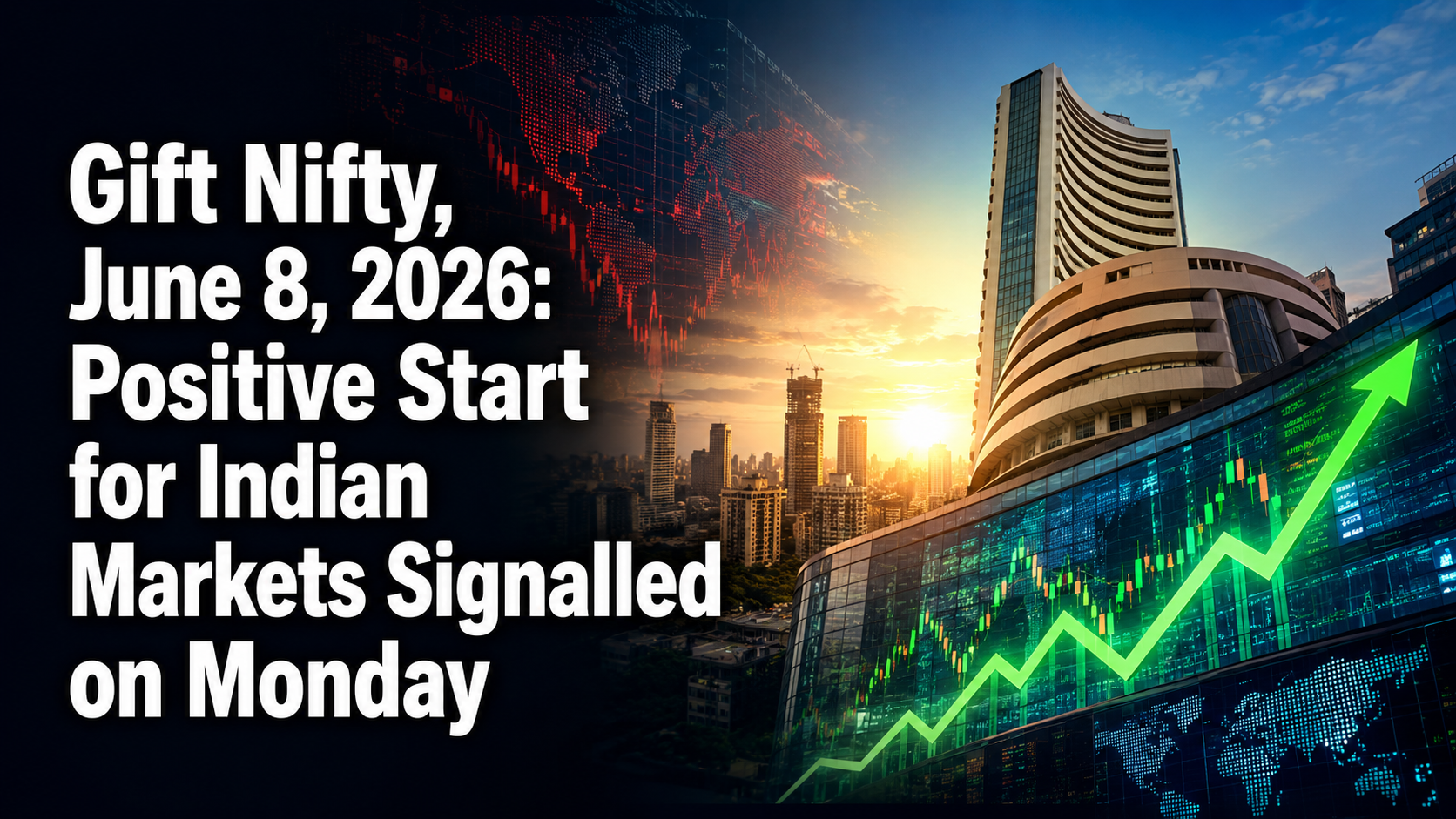 Gift Nifty, June 8, 2026: Positive Start for Indian Markets Signalled on Monday