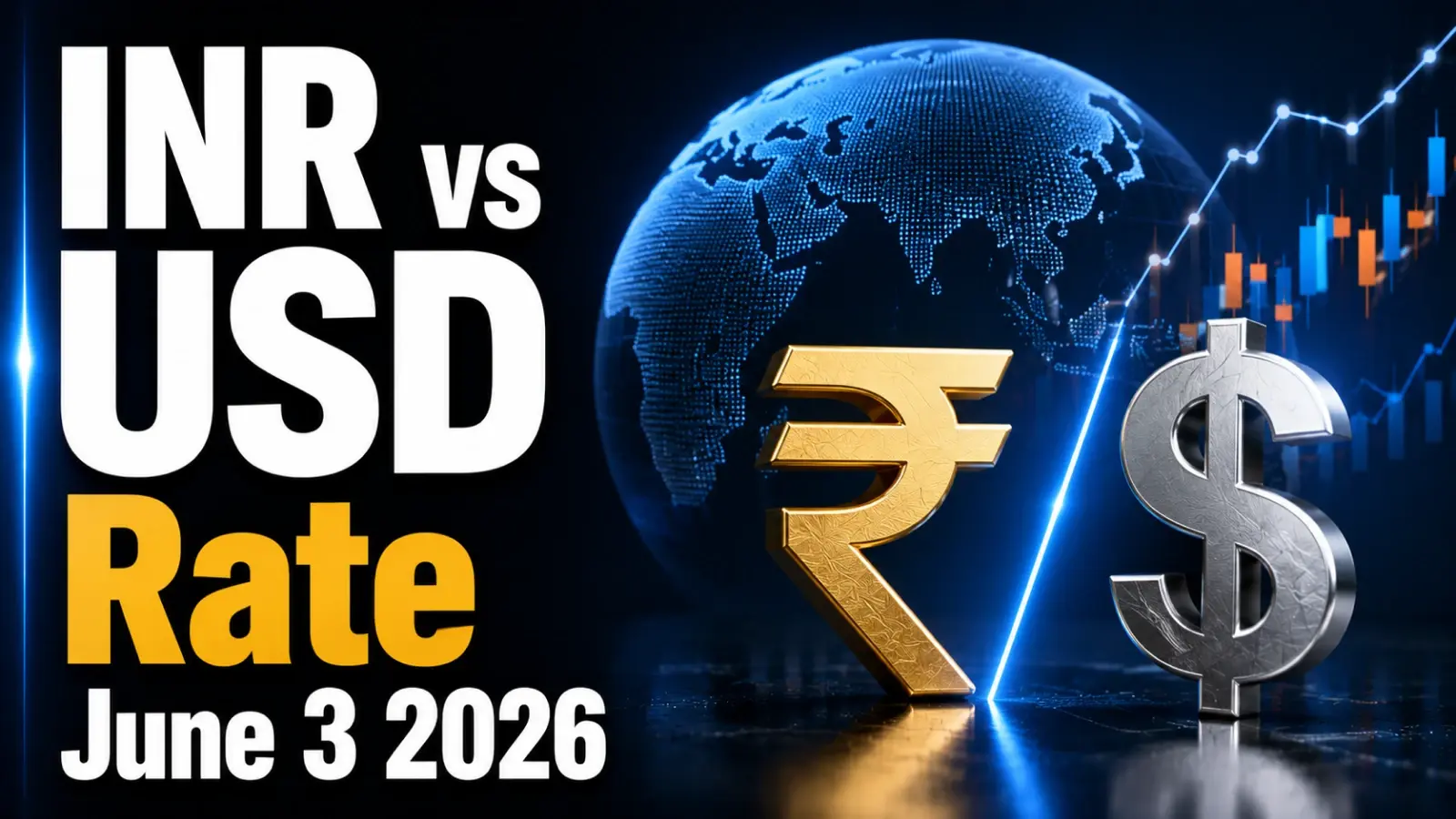 INR vs USD Rate, June 3, 2026: Rupee Falls 28 Paise to 95.64 After US Imposes Additional Duties on India