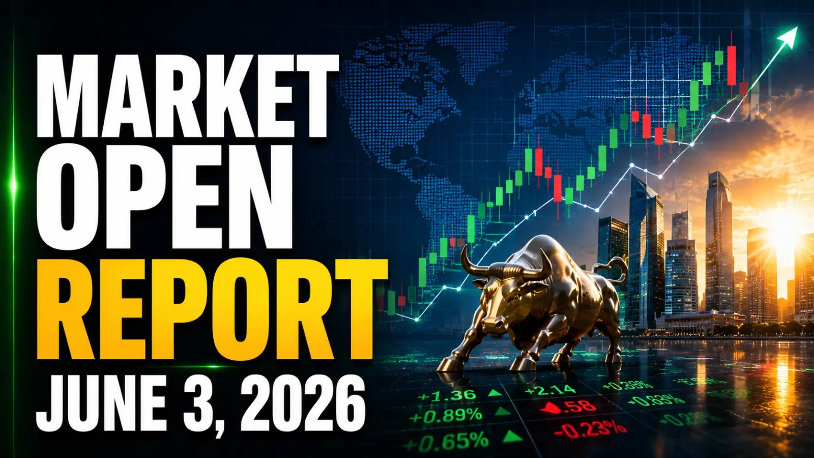 Market Open Report, June 3, 2026: Markets Open Deep in Red as Iran War Hostilities Flare Anew; Sensex Sheds 668 Points, Nifty Below 23,320