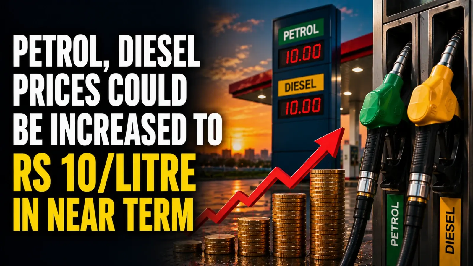 Petrol, Diesel Prices Could Be Increased to Rs 10/litre in Near Term; Higher Prices Threaten to Rekindle Inflation Pressures: Crisil Report