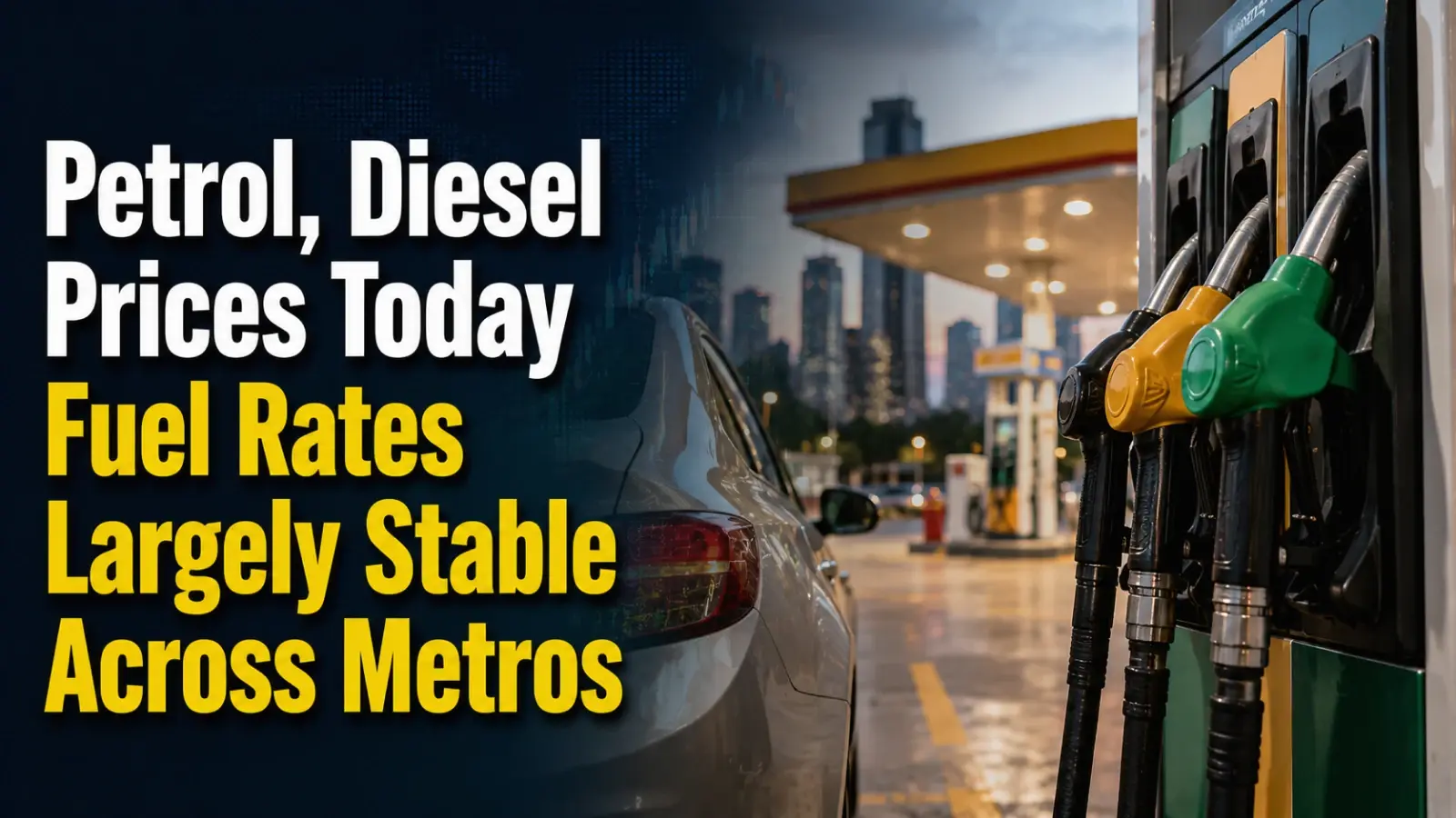 Petrol, Diesel Prices Today, June 3, 2026: Fuel Rates Largely Stable Across Metros; Petrol and Diesel Cheapest in Chandigarh, Check Prices
